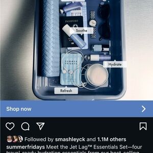 SOLD!!! Summer Fridays Jet Lag Essentials Set